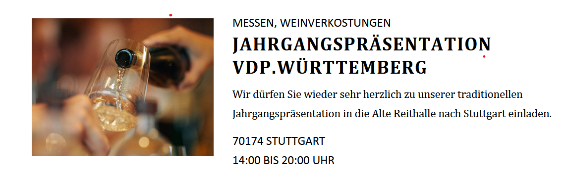 VDP JAHRGANGSPRÄSENTATION